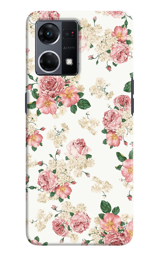 Flowers Oppo F21 Pro 4G Hard Case Back Cover by Casekaro