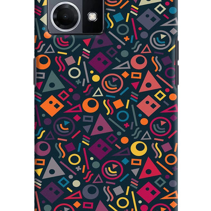 Geometric Abstract Oppo F21 Pro 4G Hard Case Back Cover by Casekaro