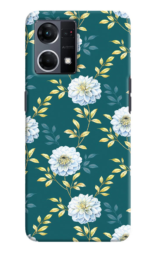 Flowers Oppo F21 Pro 4G Hard Case Back Cover by Casekaro