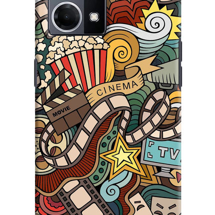 Cinema Abstract Oppo F21 Pro 4G Hard Case Back Cover by Casekaro
