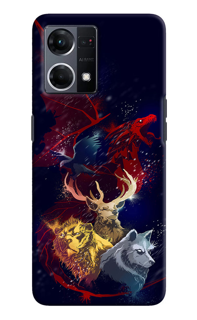 Game Of Thrones Oppo F21 Pro 4G Hard Case Back Cover by Casekaro