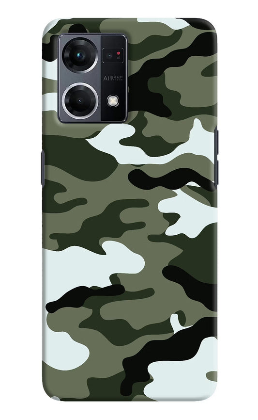 Camouflage Oppo F21 Pro 4G Hard Case Back Cover by Casekaro