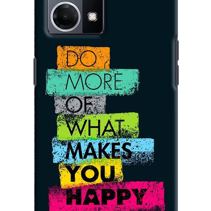 Do More Of What Makes You Happy Oppo F21 Pro 4G Hard Case Back Cover by Casekaro