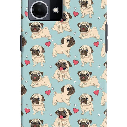 Pug Dog Oppo F21 Pro 4G Hard Case Back Cover by Casekaro