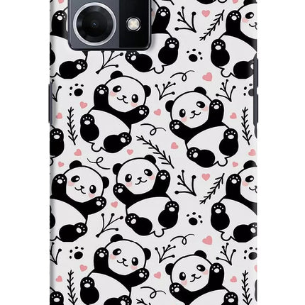 Cute Panda Oppo F21 Pro 4G Hard Case Back Cover by Casekaro