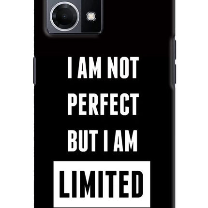 I Am Not Perfect But I Am Limited Edition Oppo F21 Pro 4G Hard Case Back Cover by Casekaro