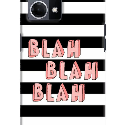 Blah Blah Blah Oppo F21 Pro 4G Hard Case Back Cover by Casekaro
