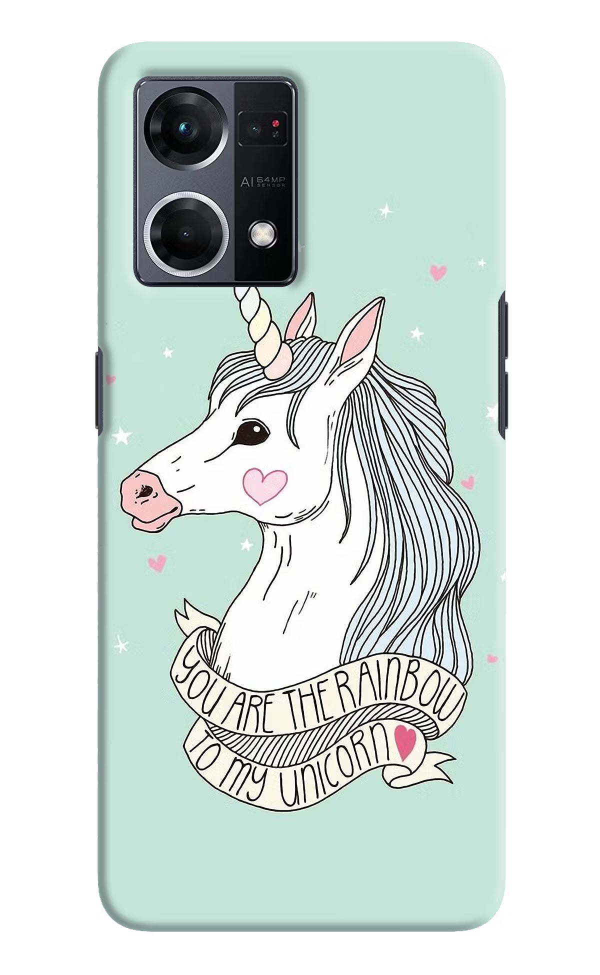 Unicorn Wallpaper Oppo F21 Pro 4G Hard Case Back Cover by Casekaro