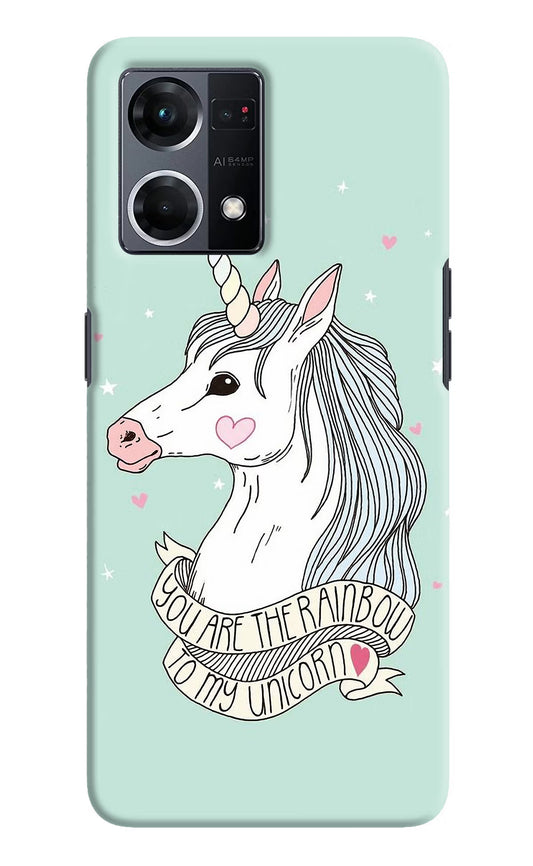 Unicorn Wallpaper Oppo F21 Pro 4G Hard Case Back Cover by Casekaro