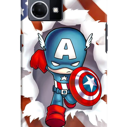 Captain America Oppo F21 Pro 4G Hard Case Back Cover by Casekaro