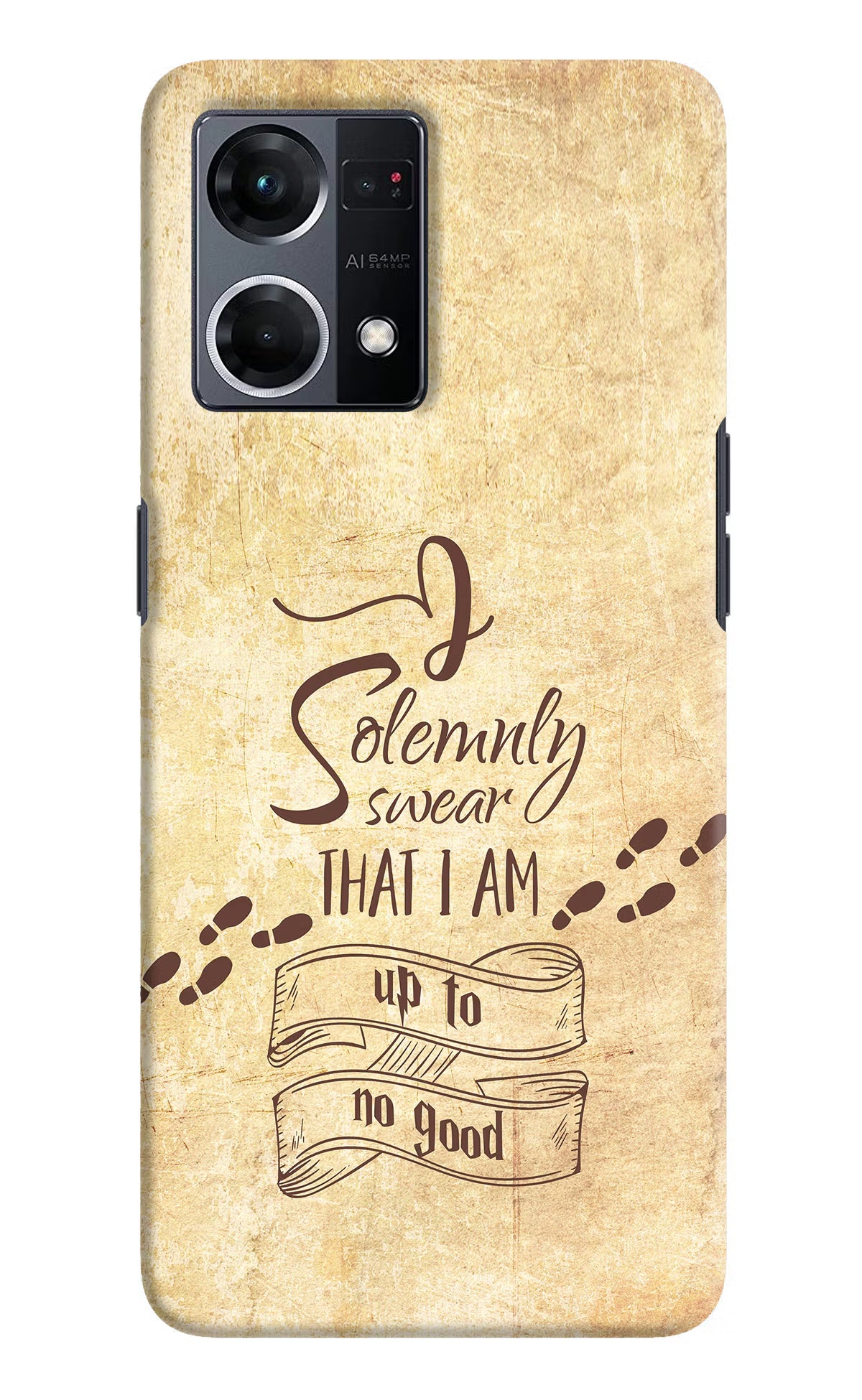 I Solemnly swear that i up to no good Oppo F21 Pro 4G Hard Case Back Cover by Casekaro