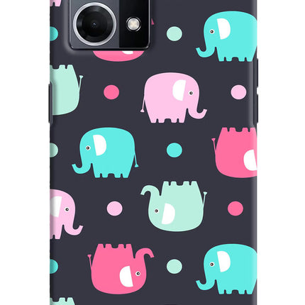 Elephants Oppo F21 Pro 4G Hard Case Back Cover by Casekaro