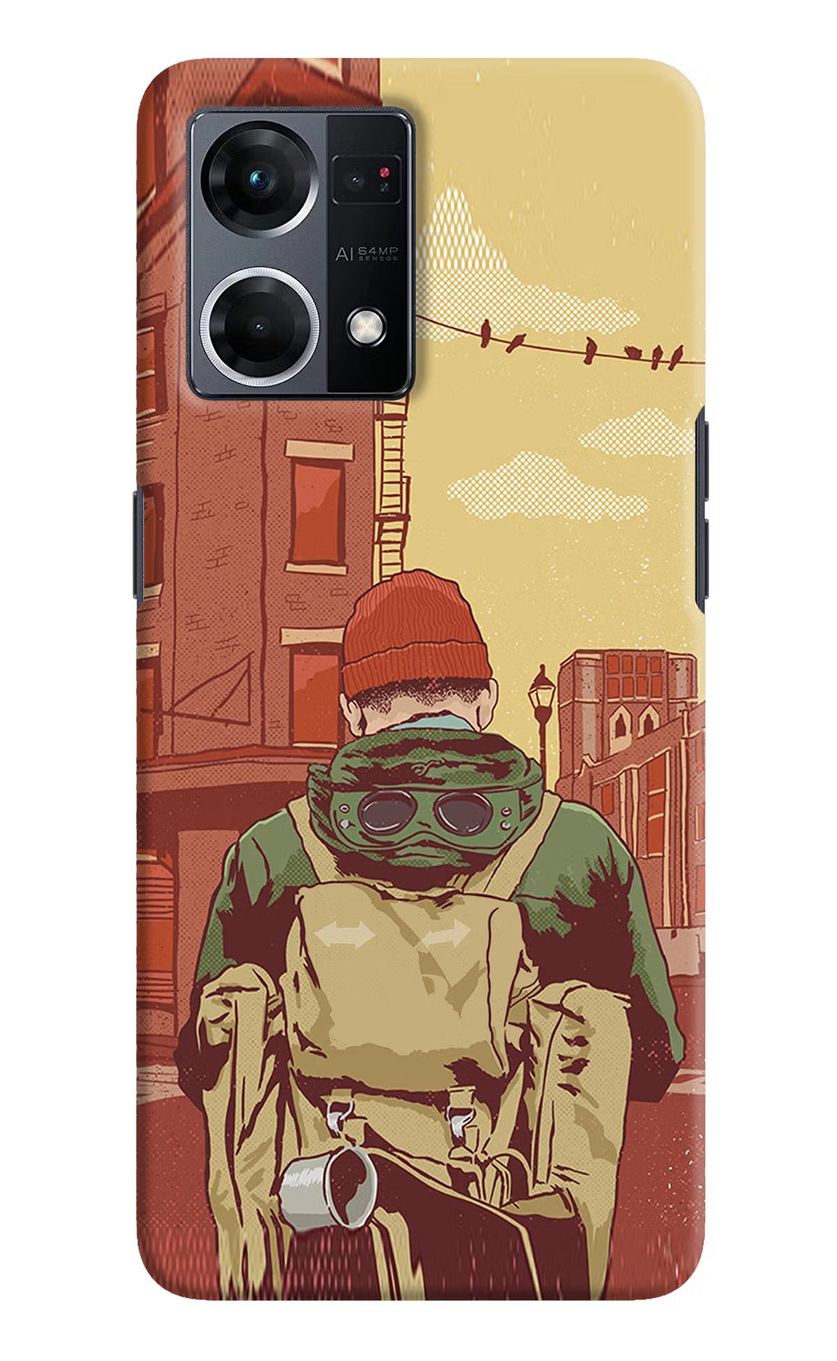 Adventurous Oppo F21 Pro 4G Hard Case Back Cover by Casekaro