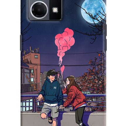 Chilling Couple Oppo F21 Pro 4G Hard Case Back Cover by Casekaro