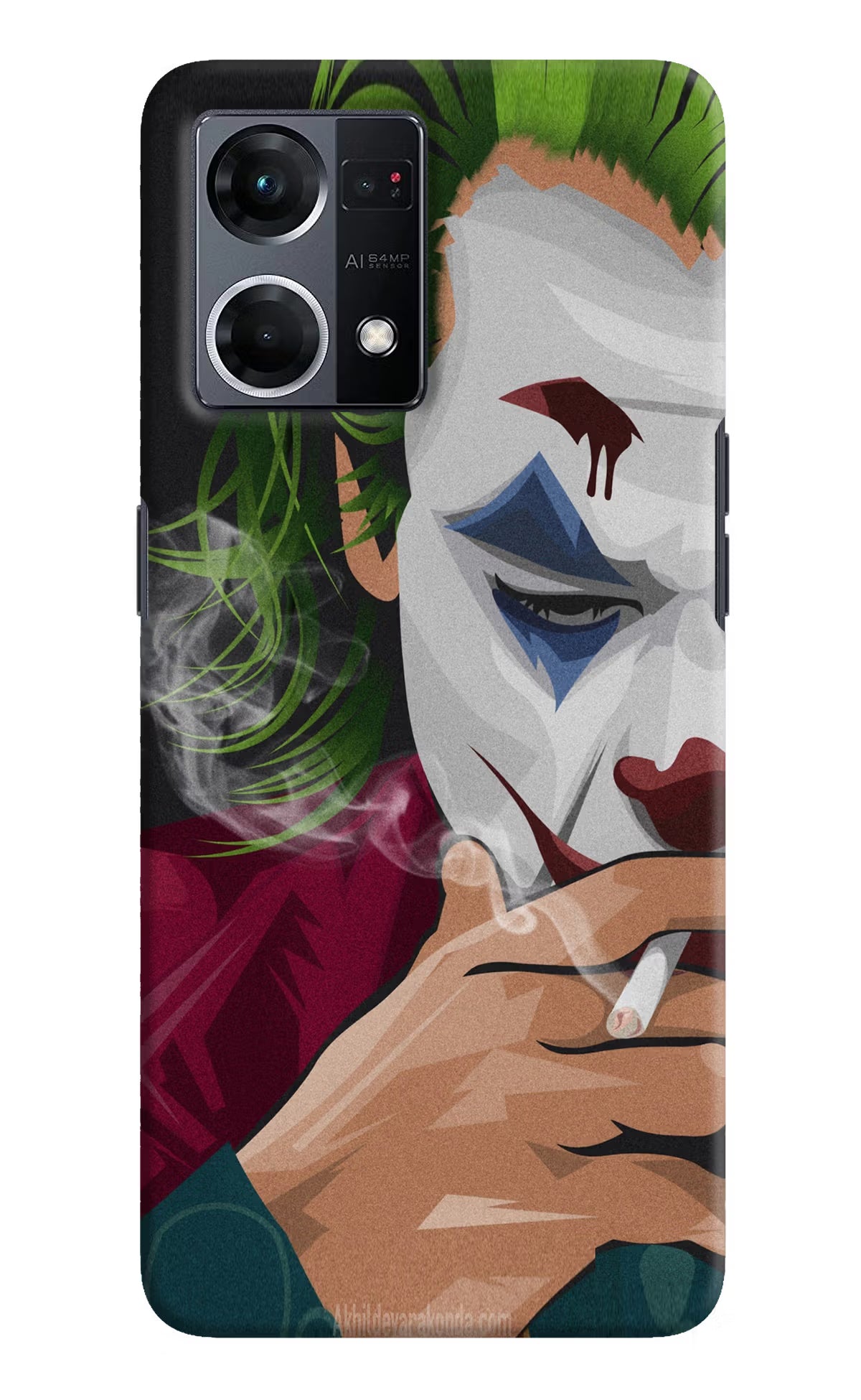 Joker Smoking Oppo F21 Pro 4G Hard Case Back Cover by Casekaro