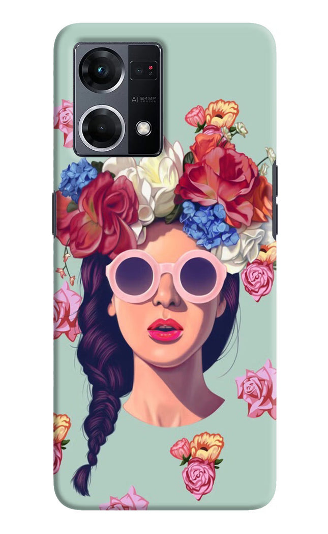Pretty Girl Oppo F21 Pro 4G Hard Case Back Cover by Casekaro
