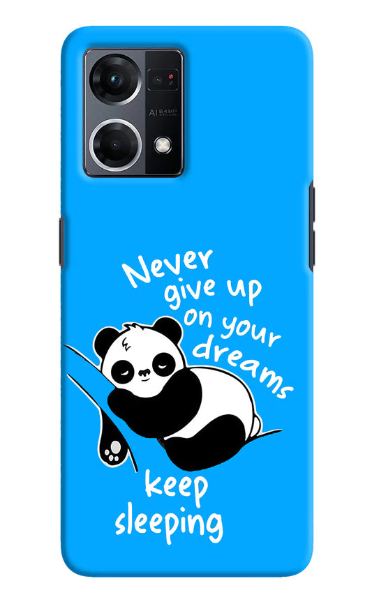 Keep Sleeping Oppo F21 Pro 4G Hard Case Back Cover by Casekaro
