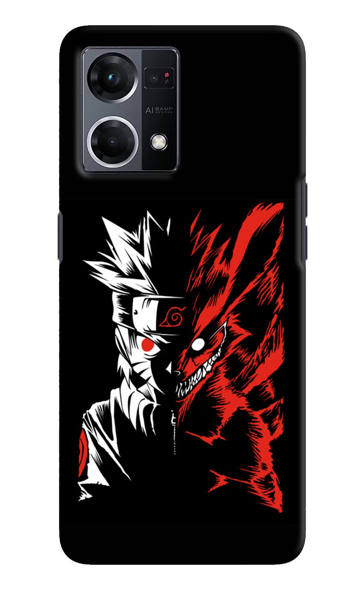 Naruto Two Face Oppo F21 Pro 4G Hard Case Back Cover by Casekaro
