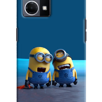 Minion Laughing Oppo F21 Pro 4G Hard Case Back Cover by Casekaro