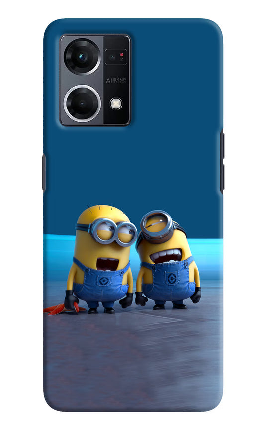 Minion Laughing Oppo F21 Pro 4G Hard Case Back Cover by Casekaro
