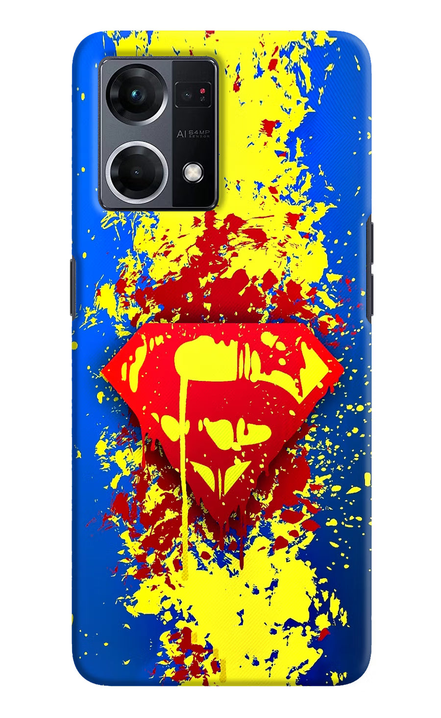 Superman logo Oppo F21 Pro 4G Back Cover, Hard case