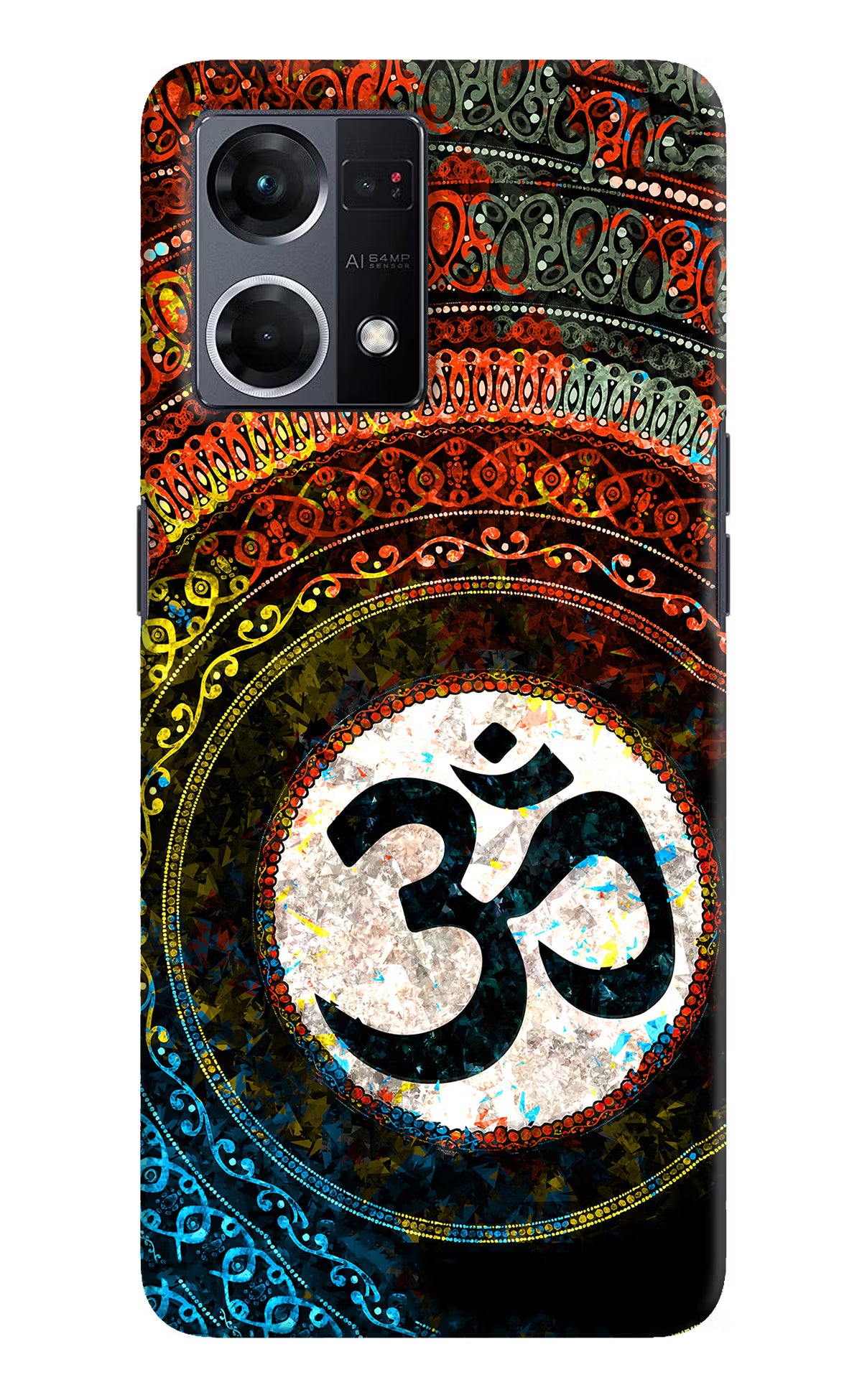 Om Cultural Oppo F21 Pro 4G Hard Case Back Cover by Casekaro