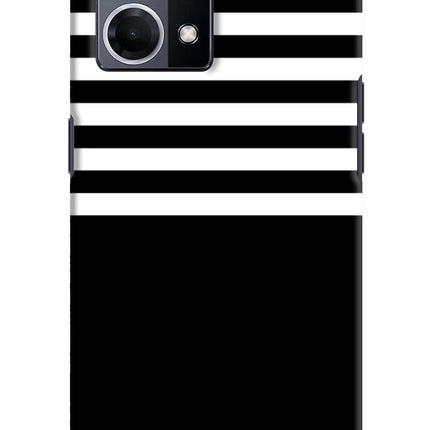 Black and White Print Oppo F21 Pro 4G Hard Case Back Cover by Casekaro