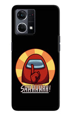 Among Us Shhh! Oppo F21 Pro 4G Hard Case Back Cover by Casekaro