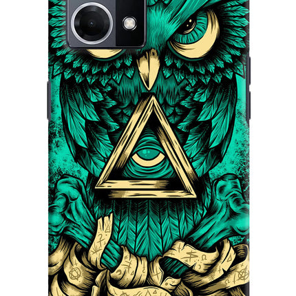 Green Owl Oppo F21 Pro 4G Hard Case Back Cover by Casekaro