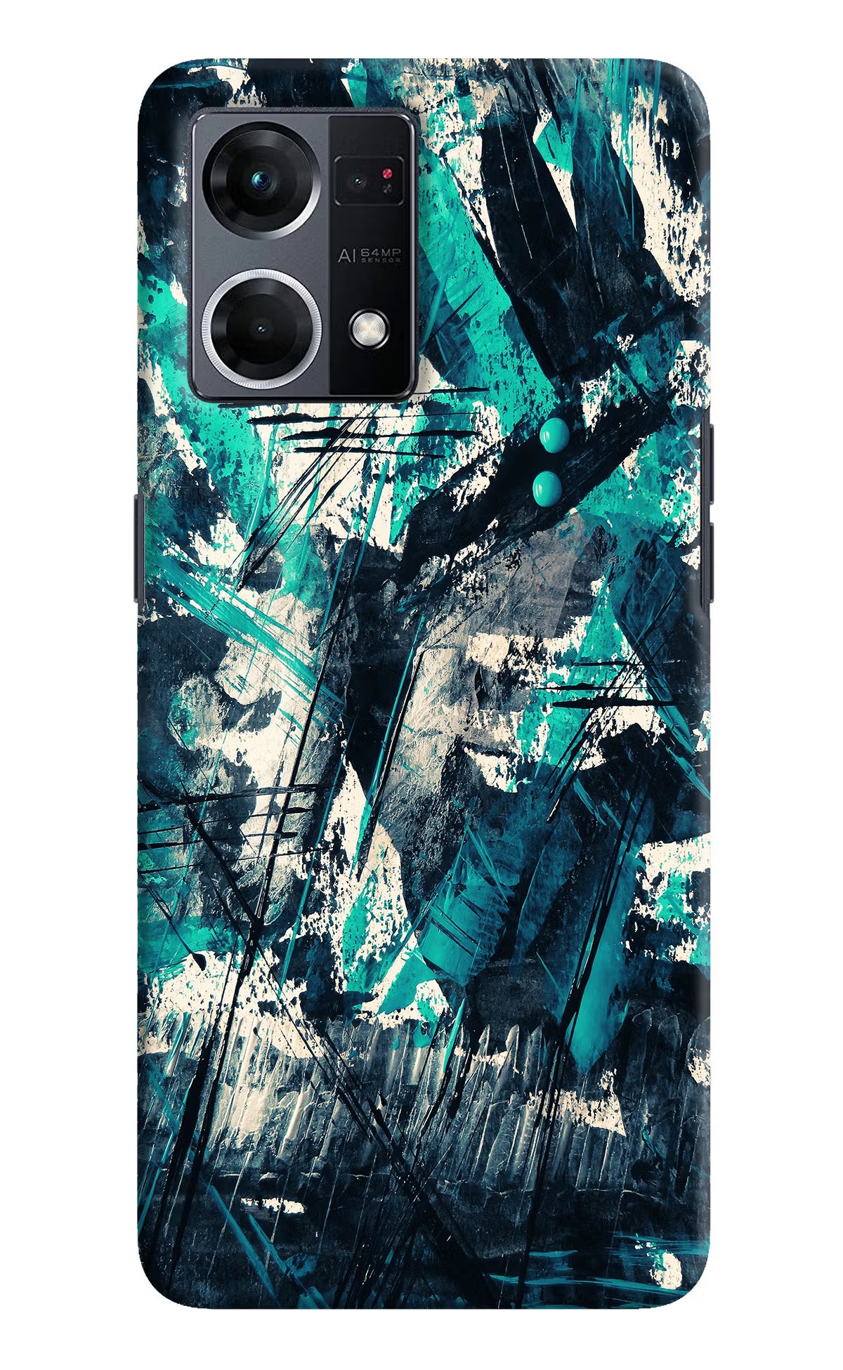 Artwork Oppo F21 Pro 4G Hard Case Back Cover by Casekaro