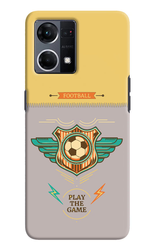 Football Oppo F21 Pro 4G Hard Case Back Cover by Casekaro
