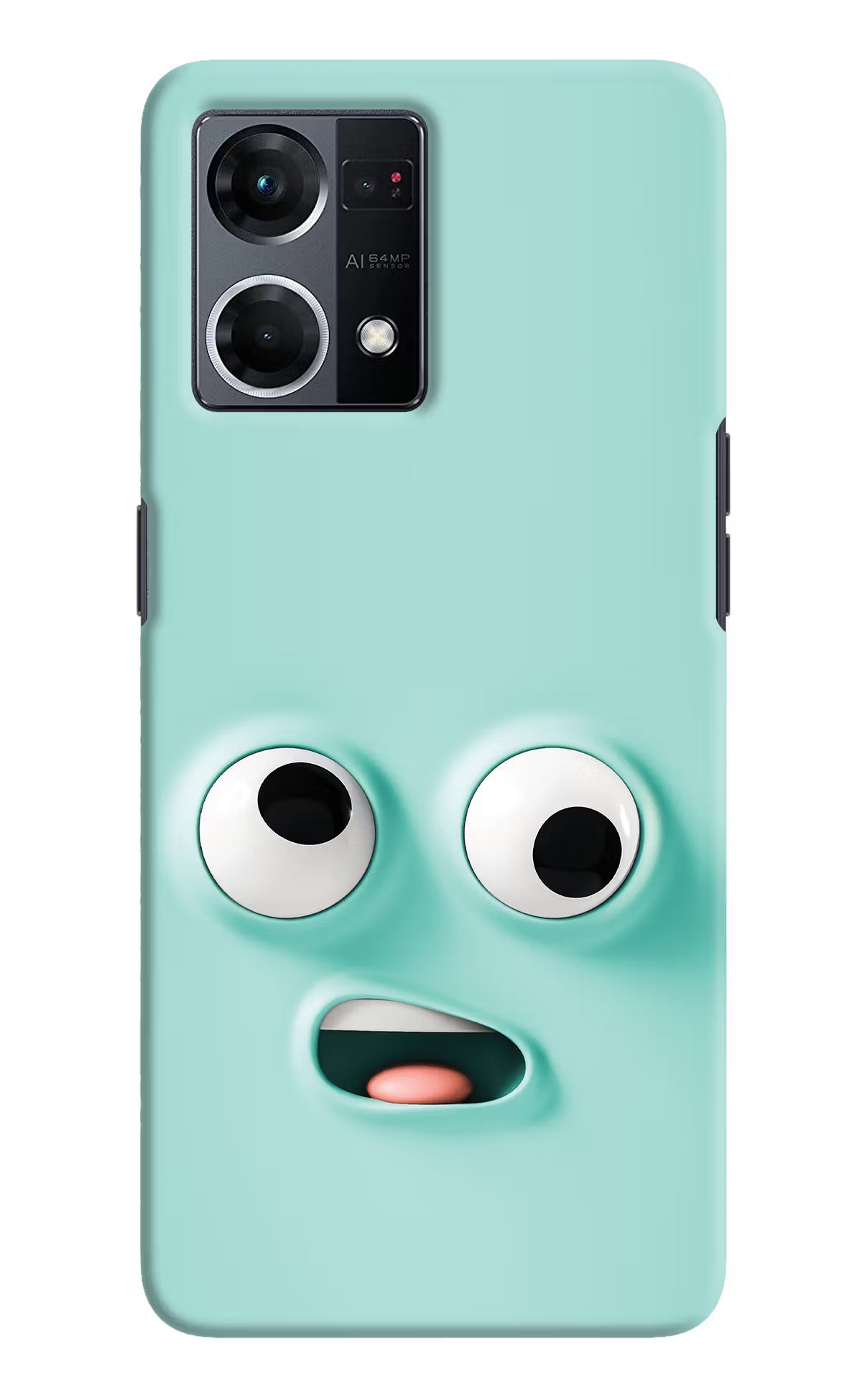 Funny Cartoon Oppo F21 Pro 4G Hard Case Back Cover by Casekaro