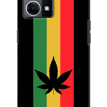 Weed Flag Oppo F21 Pro 4G Hard Case Back Cover by Casekaro