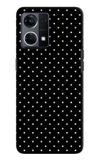 White Dots Oppo F21 Pro 4G Hard Case Back Cover by Casekaro