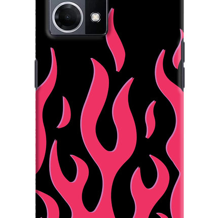 Fire Flames Oppo F21 Pro 4G Hard Case Back Cover by Casekaro