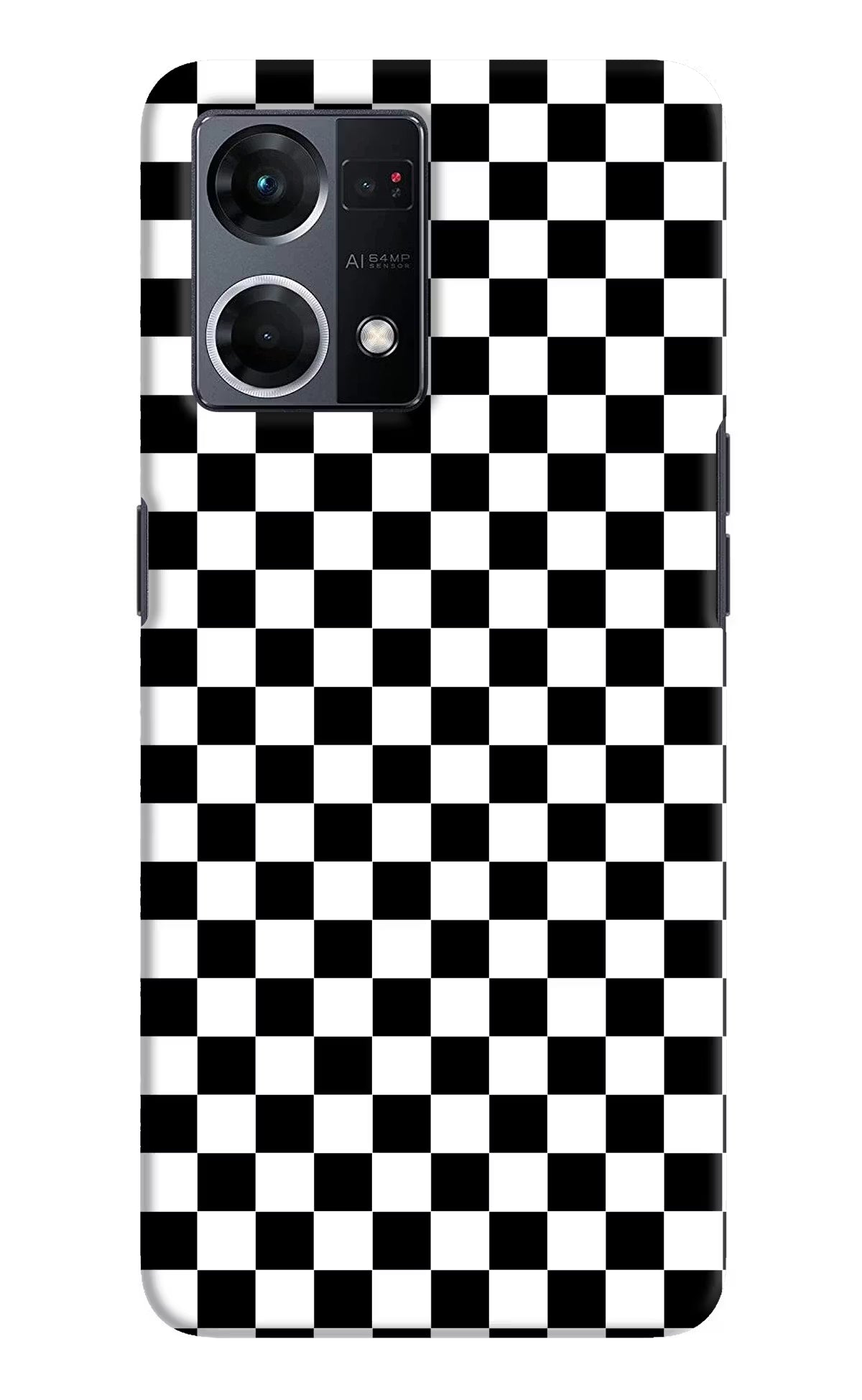 Chess Board Oppo F21 Pro 4G Hard Case Back Cover by Casekaro