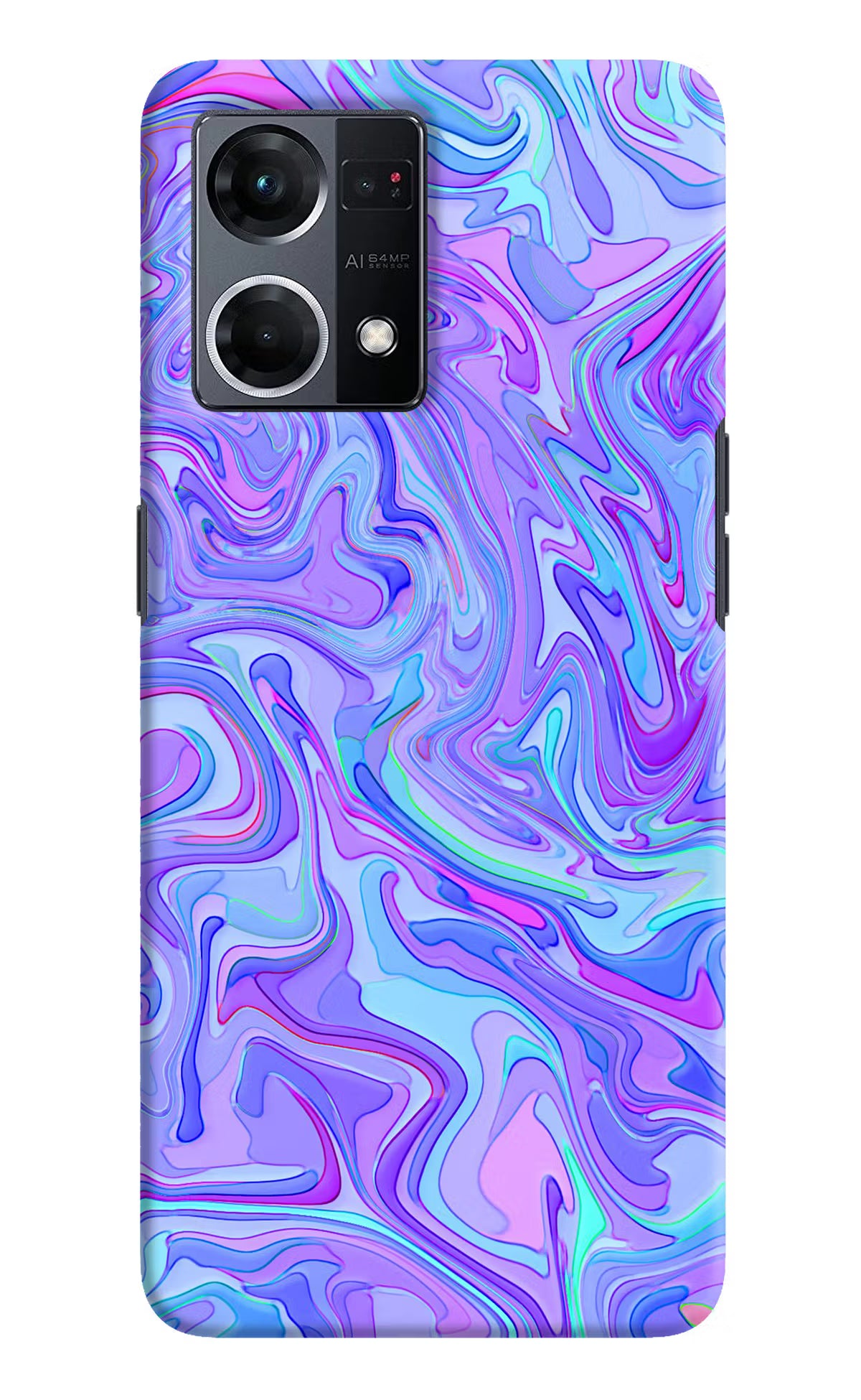 Glitter Oppo F21 Pro 4G Hard Case Back Cover by Casekaro