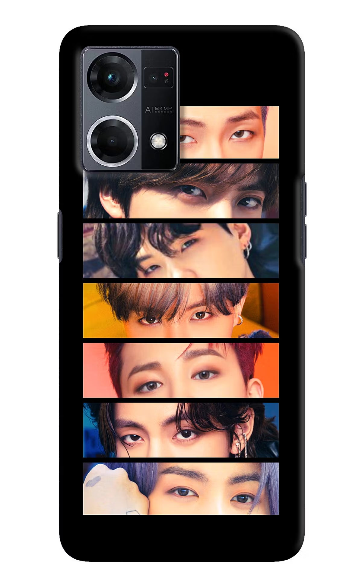 BTS Eyes Oppo F21 Pro 4G Hard Case Back Cover by Casekaro