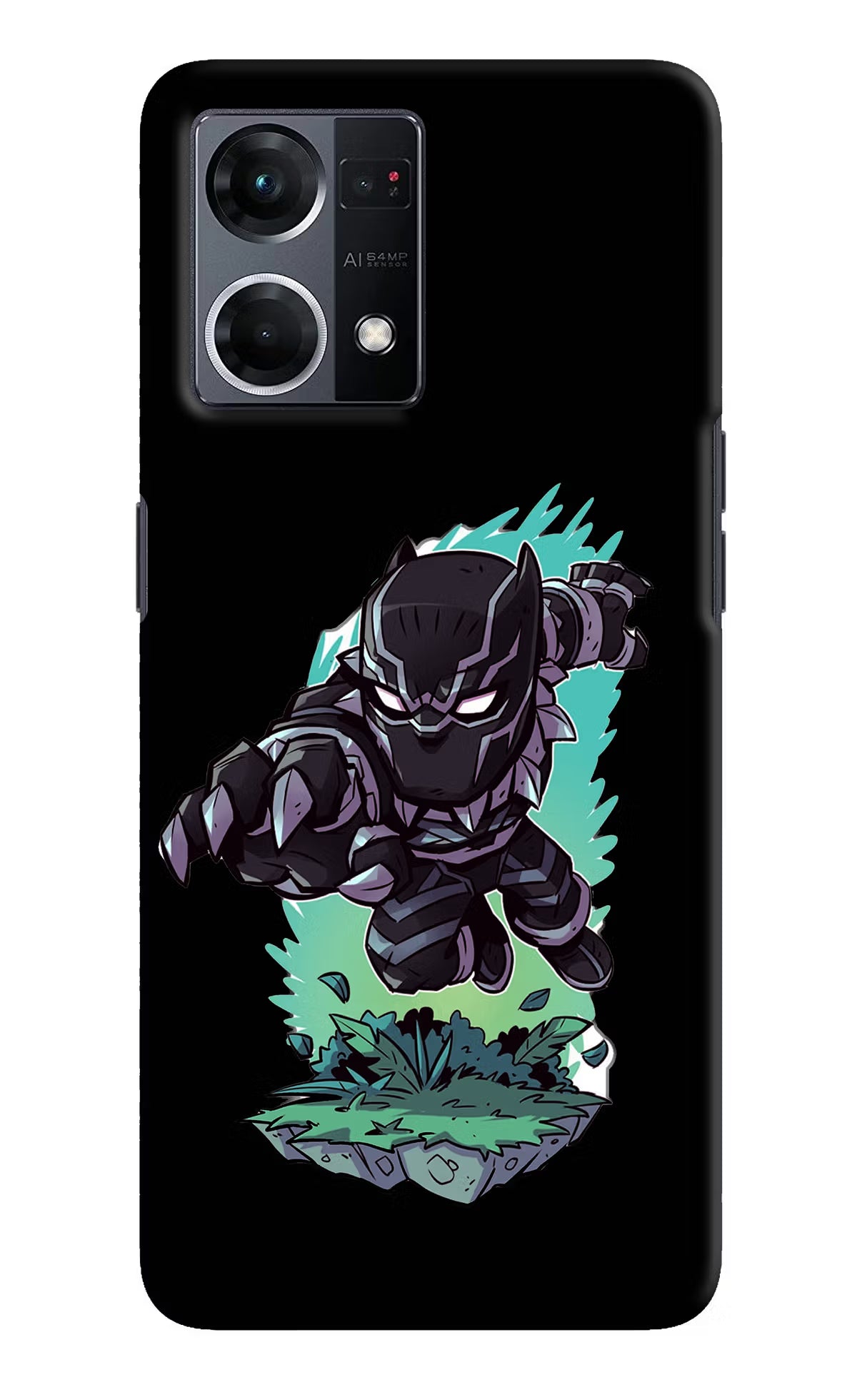 Black Panther Oppo F21 Pro 4G Hard Case Back Cover by Casekaro