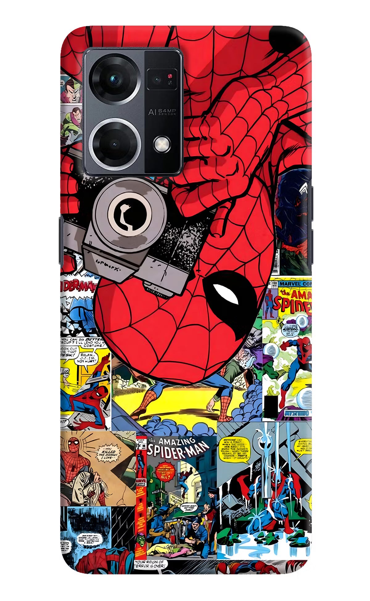 Spider Man Oppo F21 Pro 4G Hard Case Back Cover by Casekaro