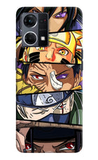 Naruto Character Oppo F21 Pro 4G Hard Case Back Cover by Casekaro