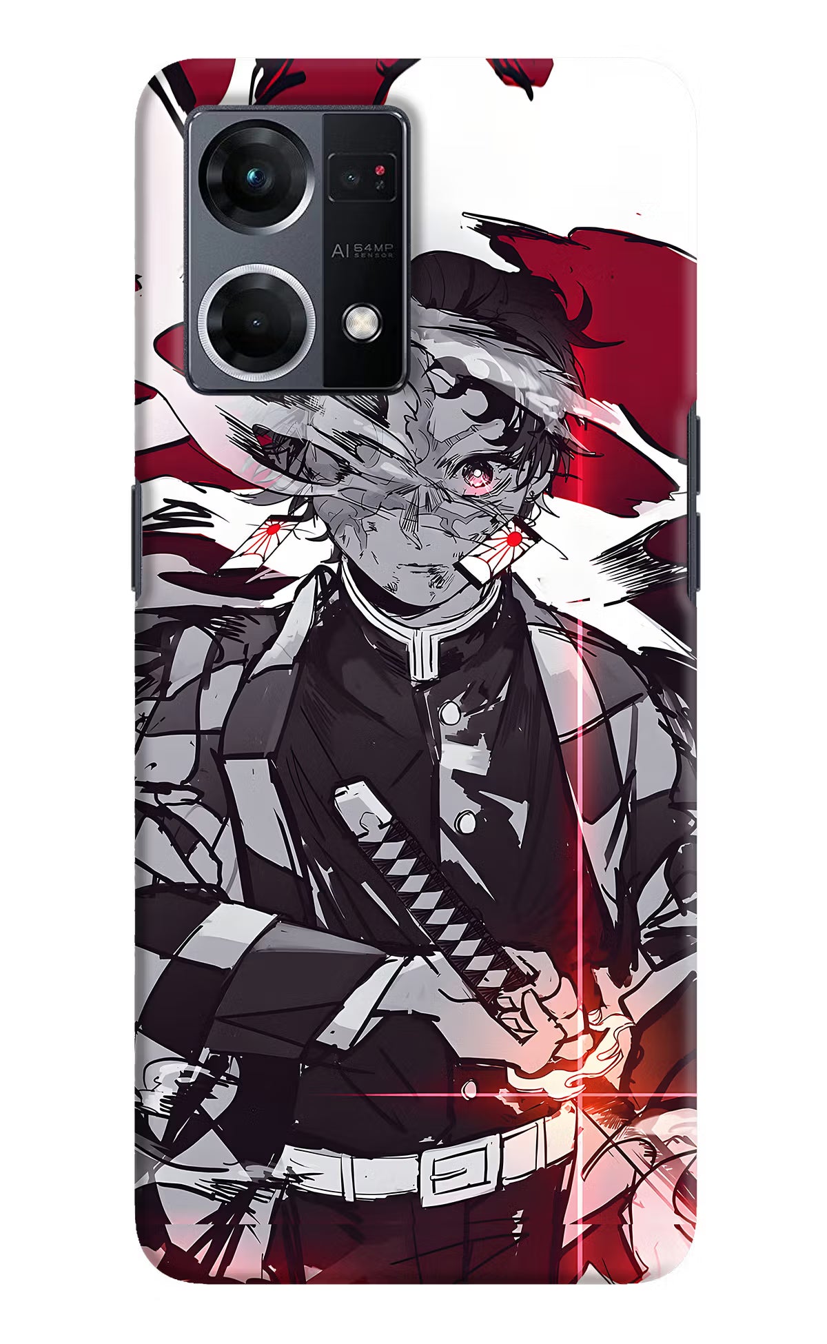 Demon Slayer Oppo F21 Pro 4G Hard Case Back Cover by Casekaro