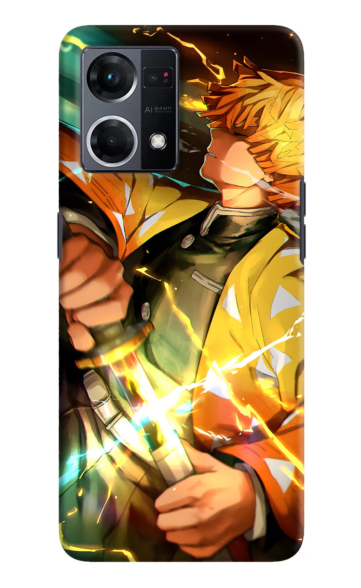 Demon Slayer Oppo F21 Pro 4G Hard Case Back Cover by Casekaro