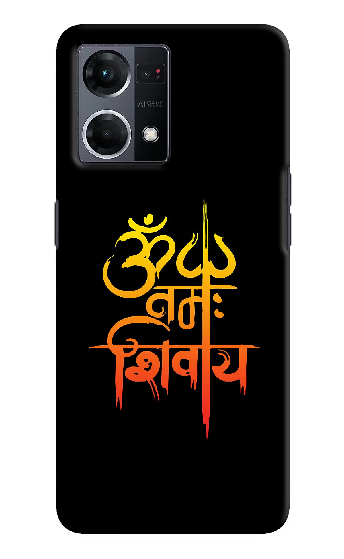 Om Namah Shivay Oppo F21 Pro 4G Hard Case Back Cover by Casekaro