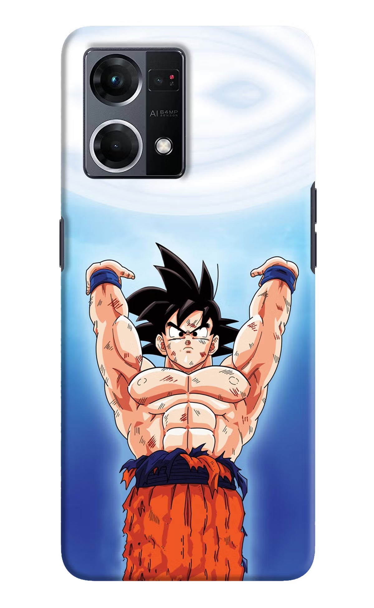 Goku Power Oppo F21 Pro 4G Hard Case Back Cover by Casekaro