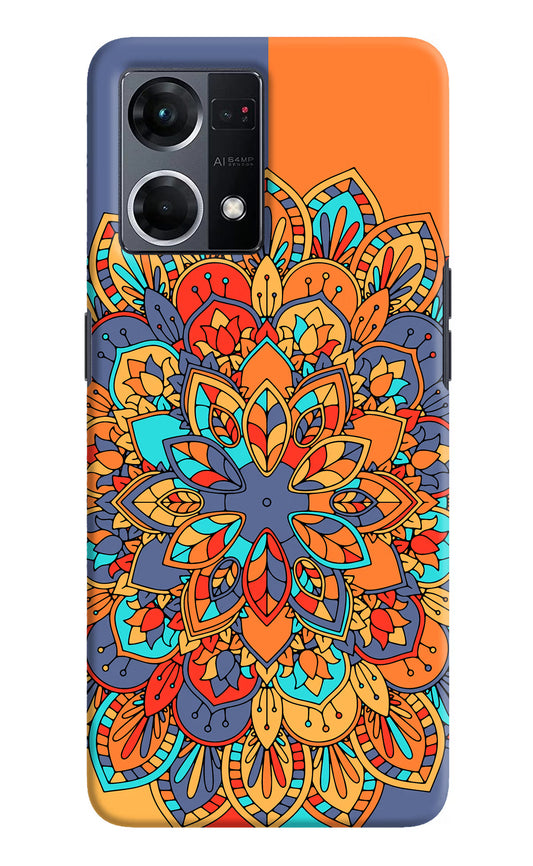 Color Mandala Oppo F21 Pro 4G Hard Case Back Cover by Casekaro