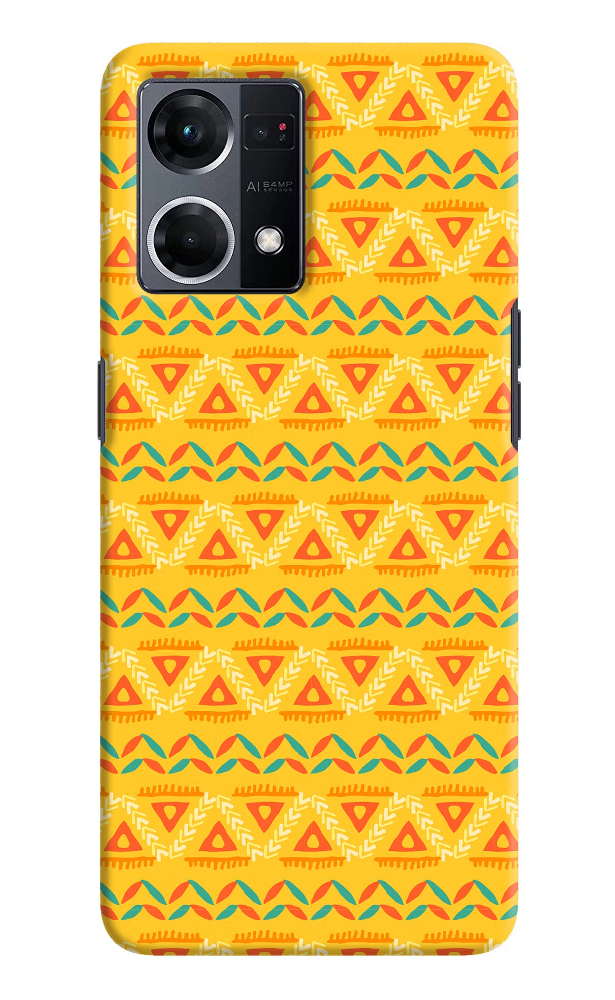 Tribal Pattern Oppo F21 Pro 4G Hard Case Back Cover by Casekaro