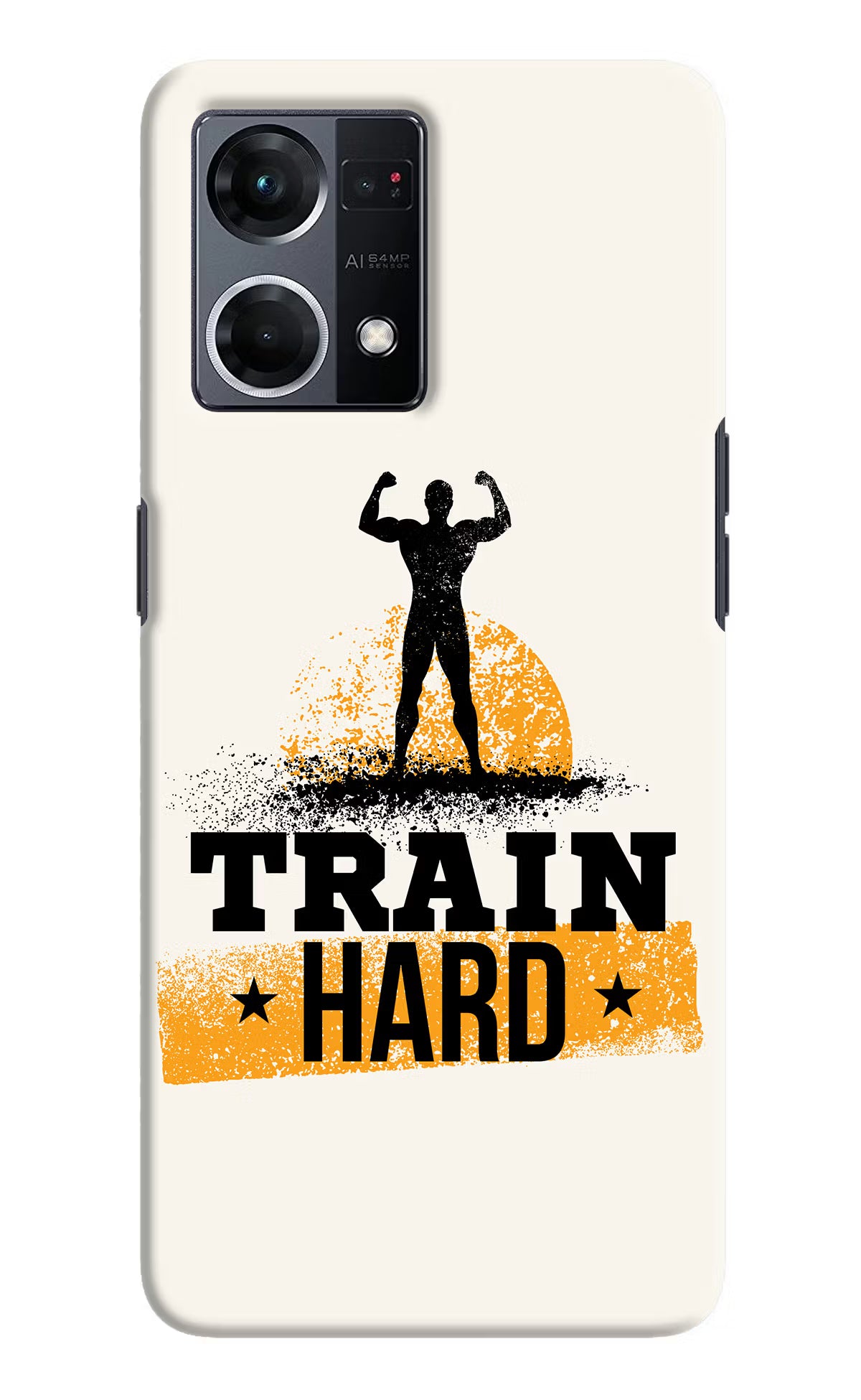 Train Hard Oppo F21 Pro 4G Hard Case Back Cover by Casekaro