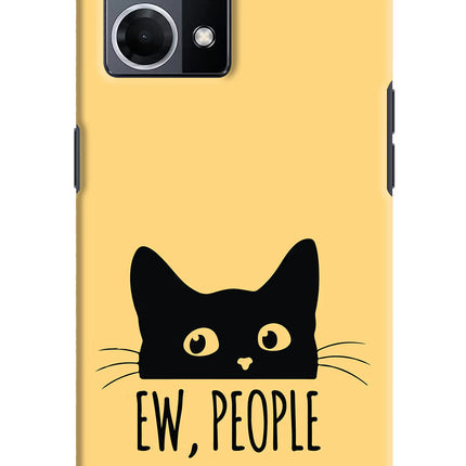 Ew People Catitude Oppo F21 Pro 4G Hard Case Back Cover by Casekaro