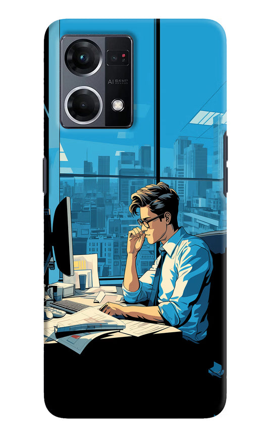 Focused Hustler (AI Generated) Oppo F21 Pro 4G Hard Case Back Cover by Casekaro